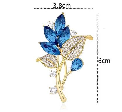 Marquise Stem Brooch