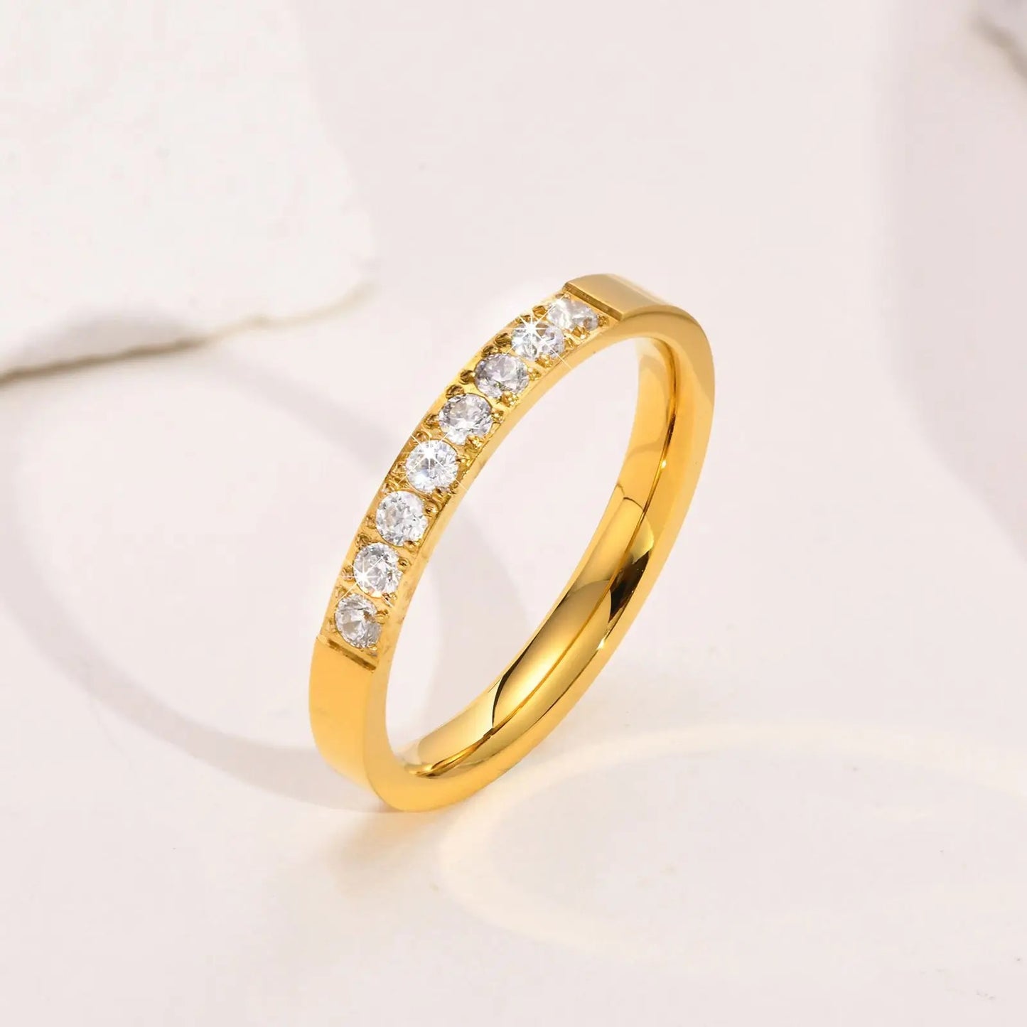 Halfway Zirconia Ring