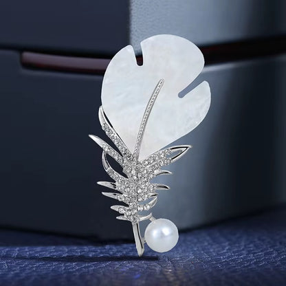 Feather Brooch
