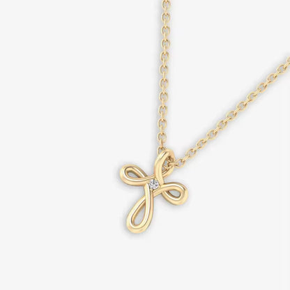 Twisted Cross Necklace