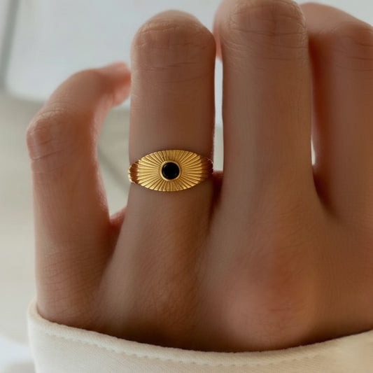 Adjustable Sun-ray Stone Rings