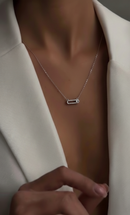 Parallel Pendant Necklace