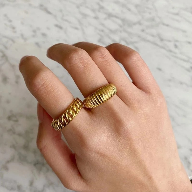 Bold Striped Ring