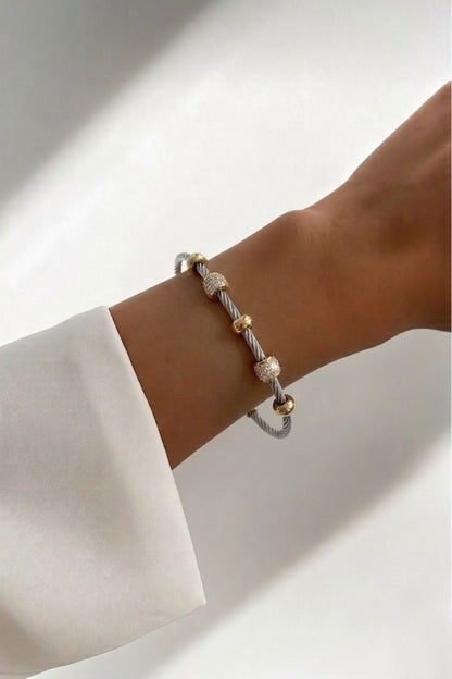 Fancy Cable Wire Bangle