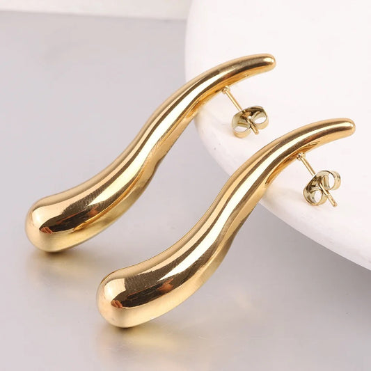 Long Water Drop Earring