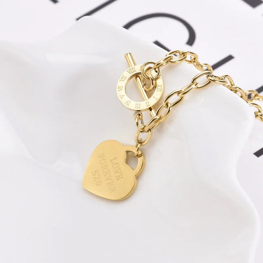 Buckle Love Chain Necklace