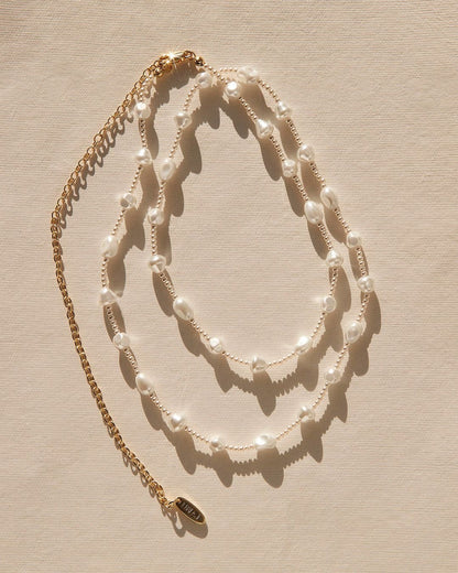 Messy Pearl with beads Belly waist Chain