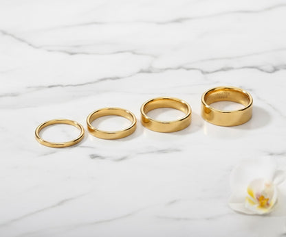 Rounded Edges Classic Rounded Rings