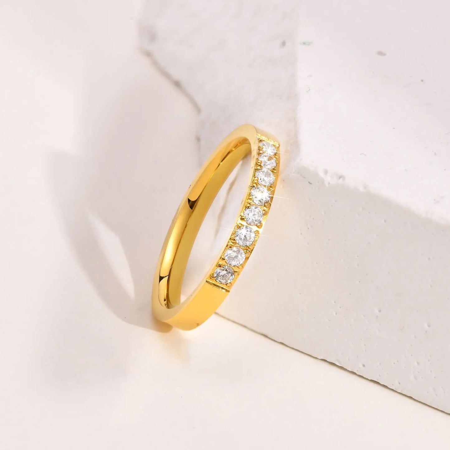 Halfway Zirconia Ring