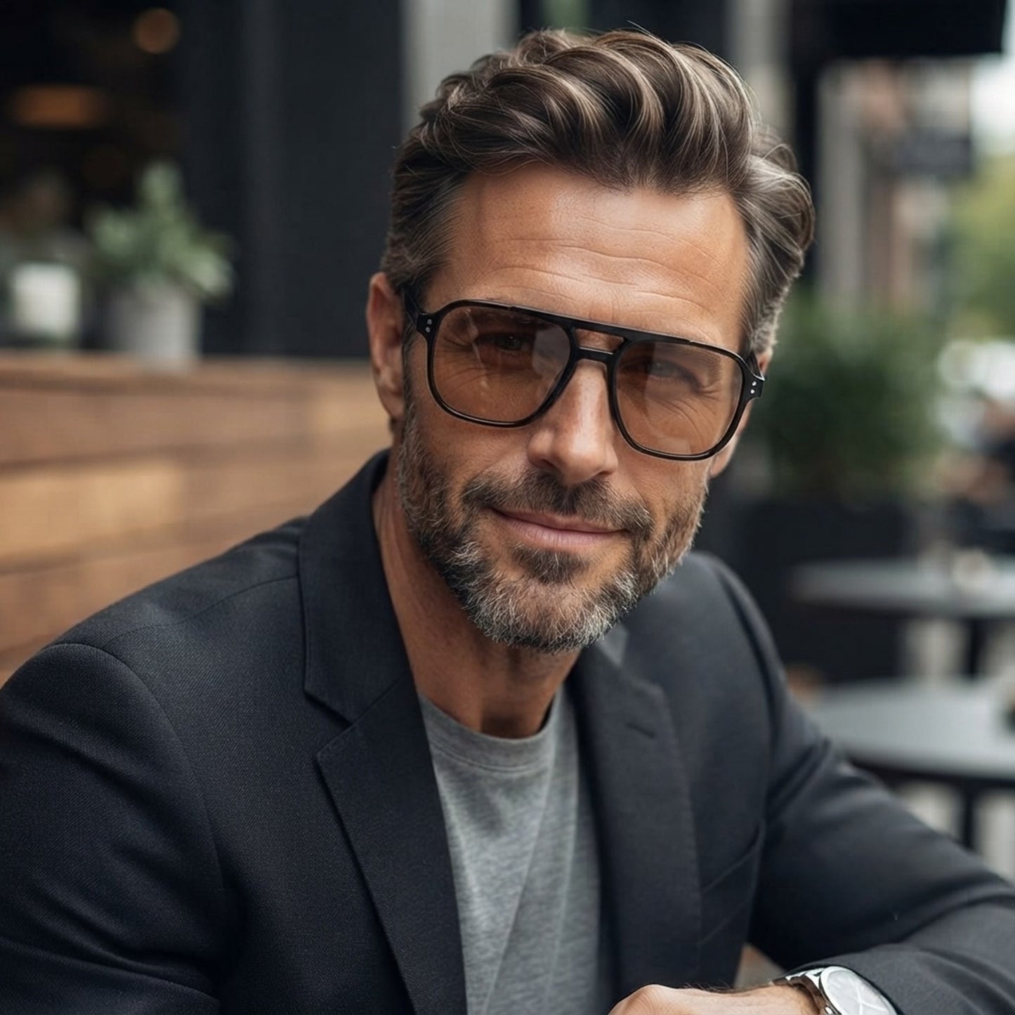 Flat Bridge Glasses