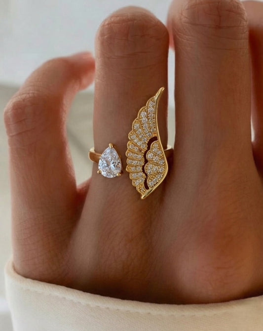 Marquise Angel Ring