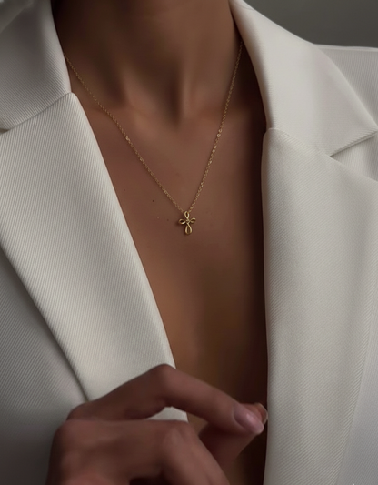 Twisted Cross Necklace