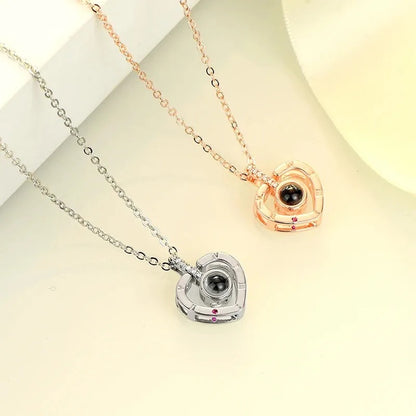 Love Projection Heart Necklace