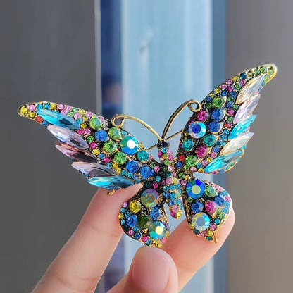 Rainbow Butterfly Brooch