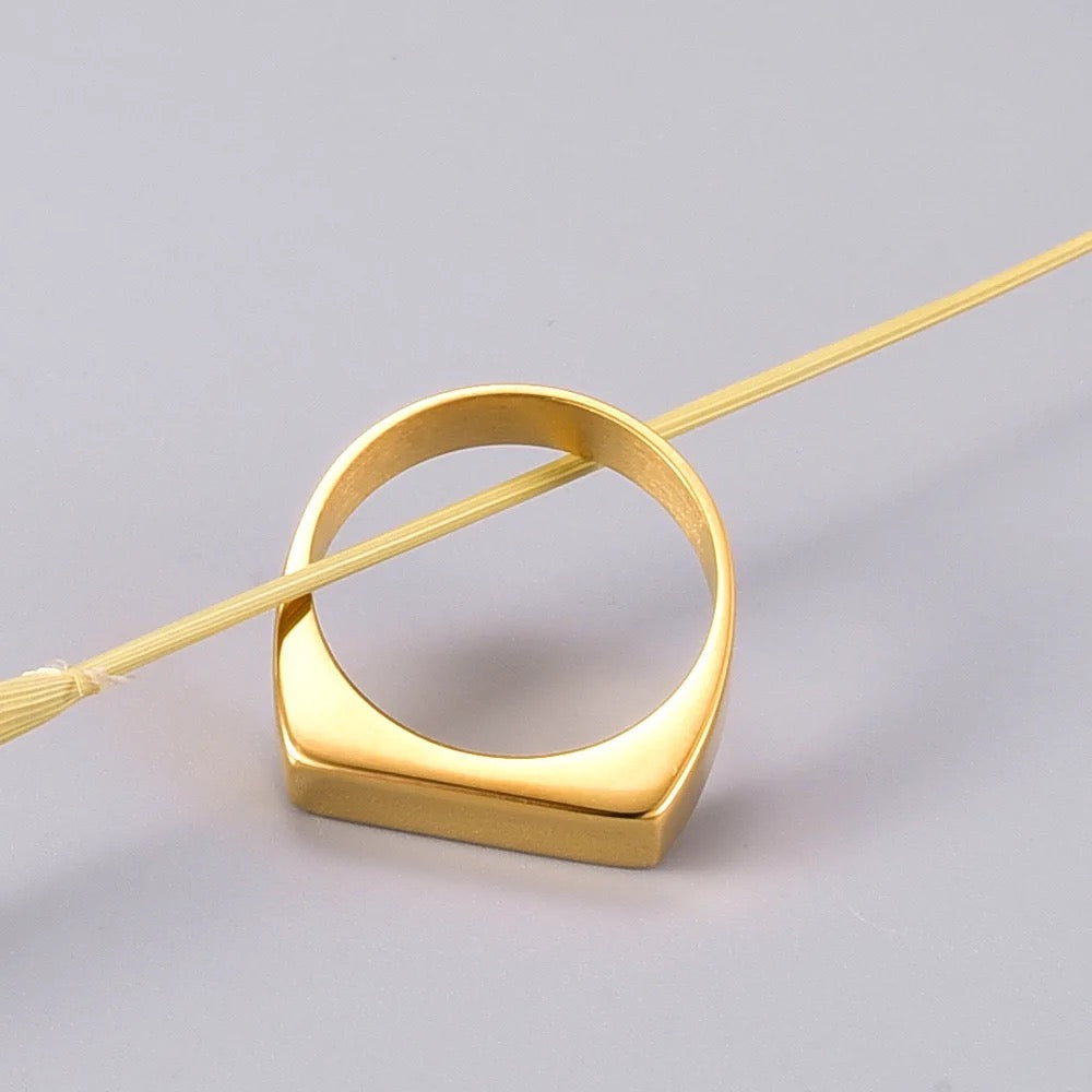 Flat Plain Square Ring