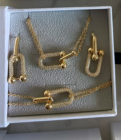 Tiffany Double Chain Set