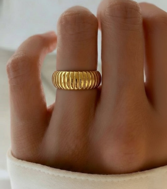 Bold Striped Ring