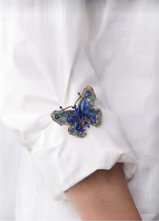 Bluebell Butterfly Brooch