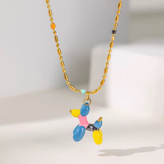 Balloon Dog Necklace