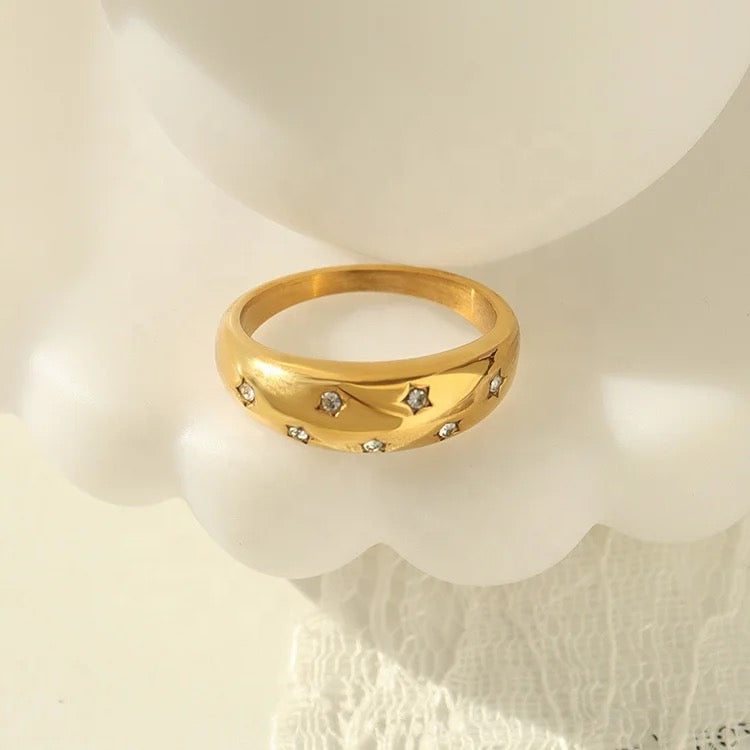 Mini Star Dome Ring
