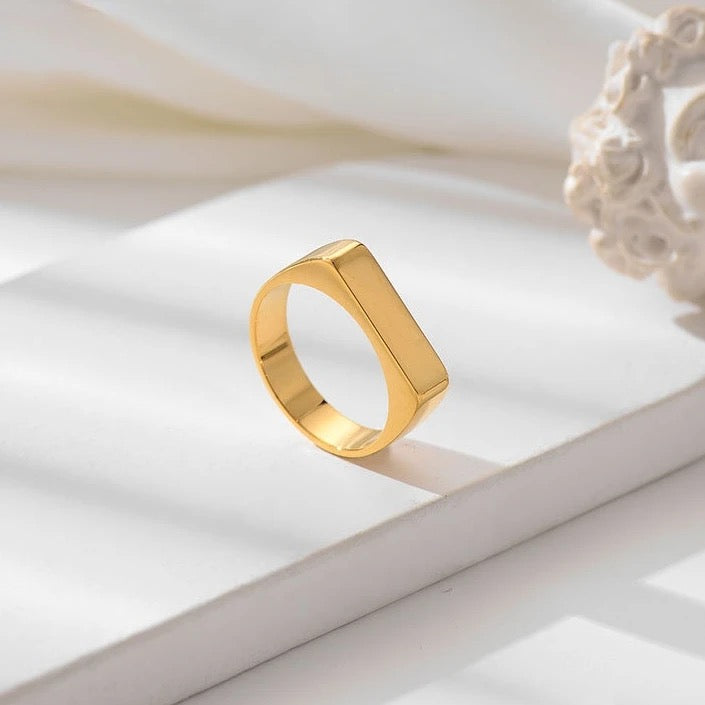 Flat Plain Square Ring