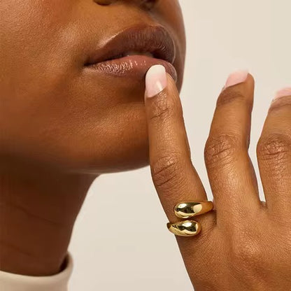 Adjustable Bumpy Statement Ring