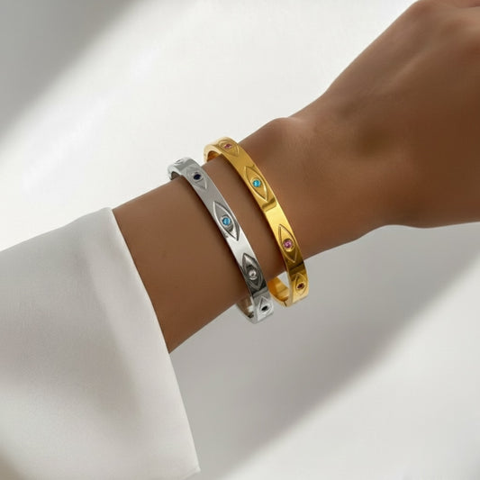 Crystal Colorful Eye Bracelet