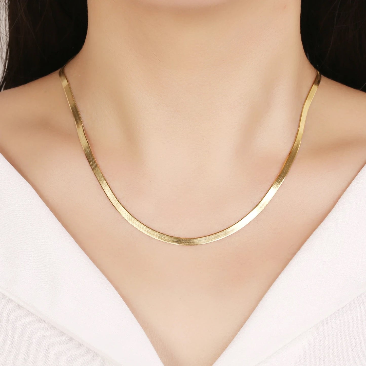 Classic Snake Choker Necklace 60CM