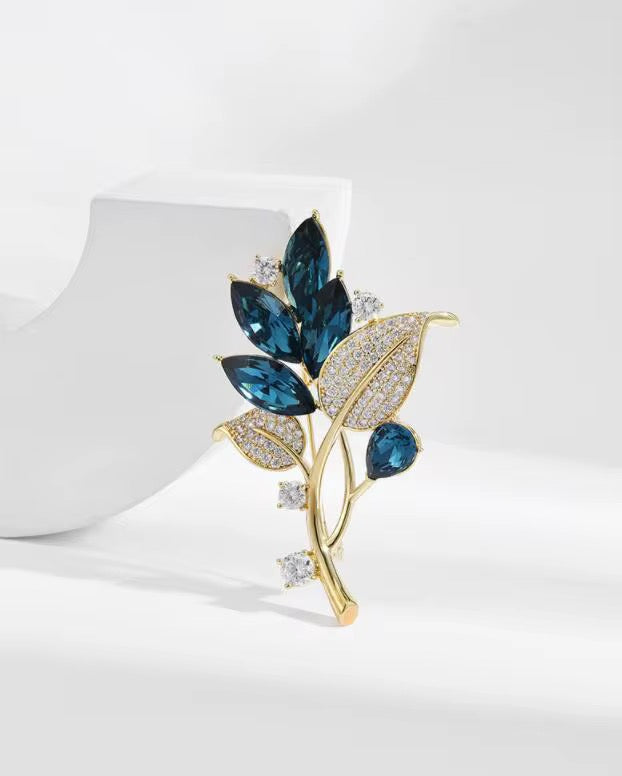 Marquise Stem Brooch