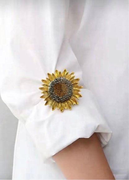 Sunflower Brooch