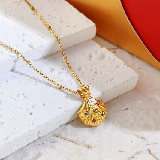 Colorful Shell Pendant