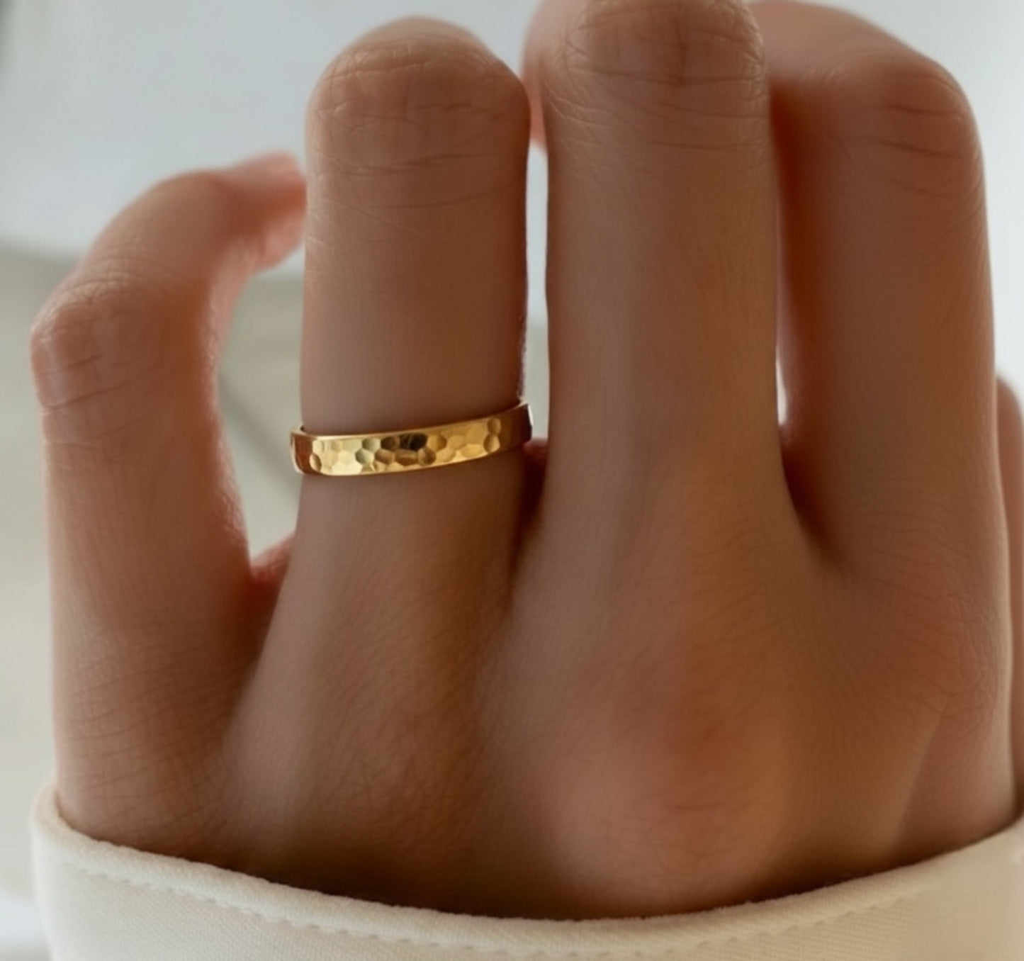 Rough Pattern Ring