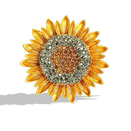 Sunflower Brooch