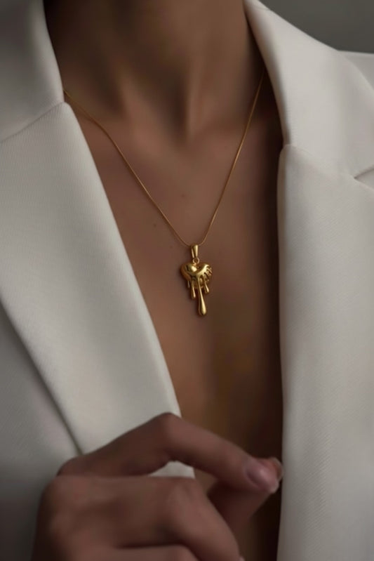 Lava Heart Necklace