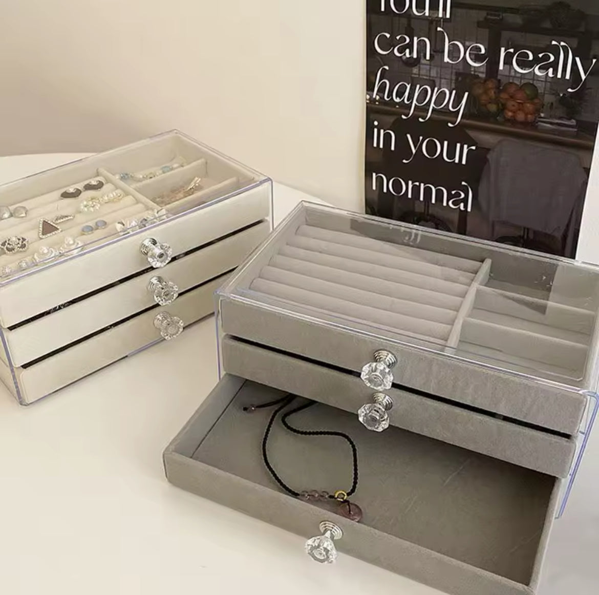 Triple Layer Jewelry Organizer