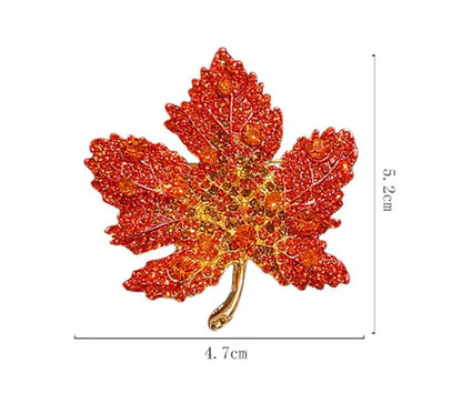 Amber Ember Brooch