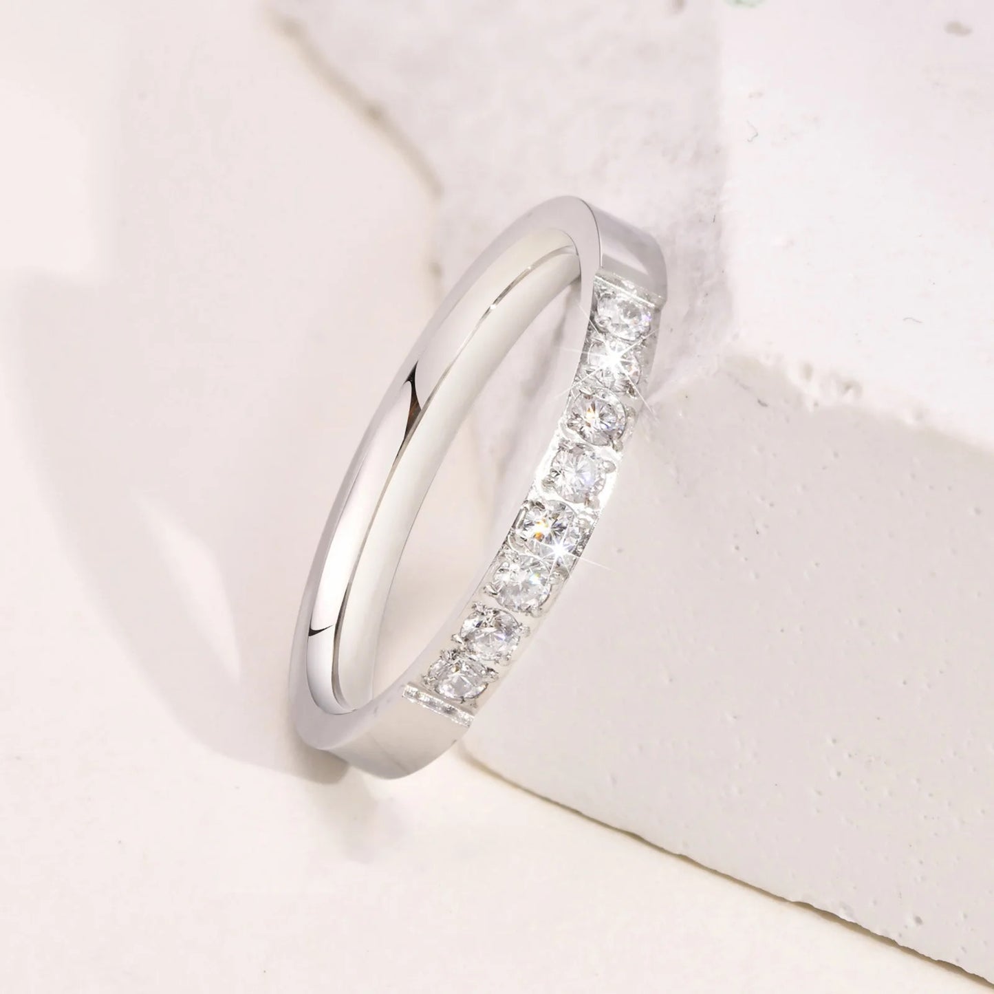 Halfway Zirconia Ring