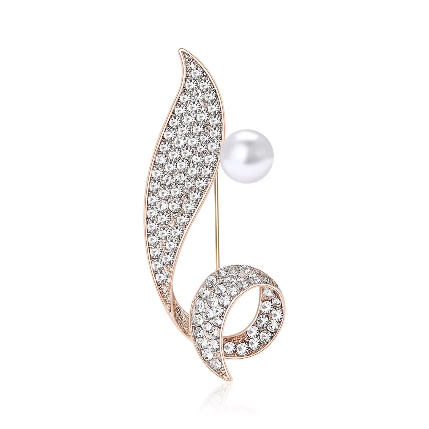 Ribbon Swirl Brooch