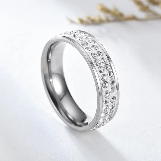 Double Row Medium Love Ring