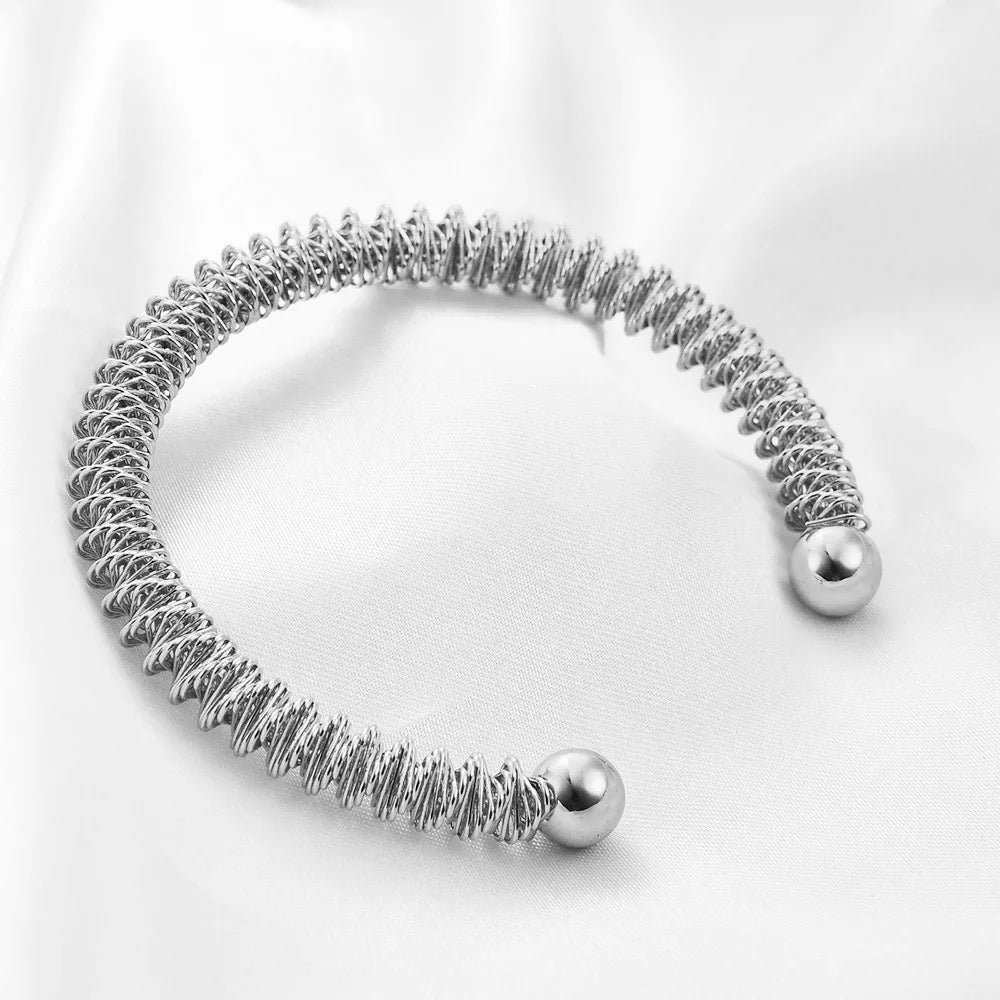 Irregular Twist Spiral Bracelet