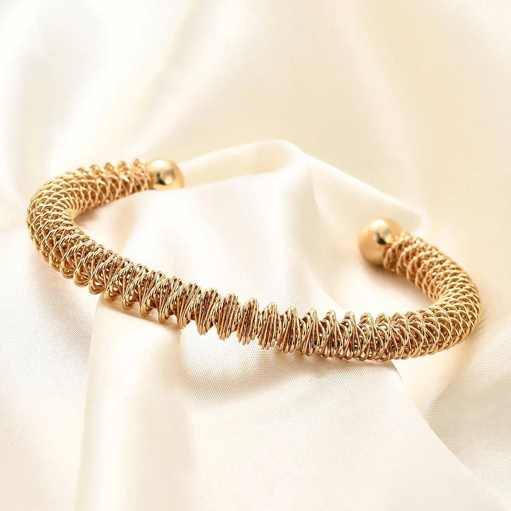 Irregular Twist Spiral Bracelet