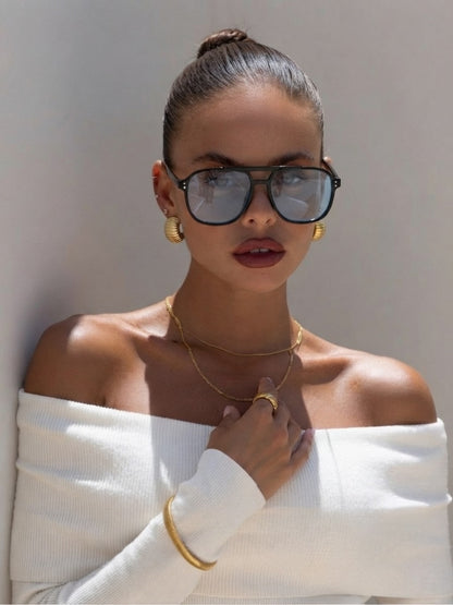 Flat Bridge Glasses
