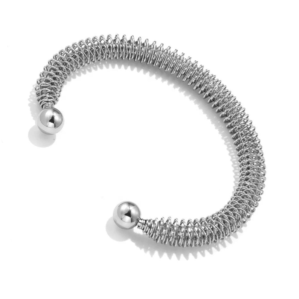 Irregular Twist Spiral Bracelet