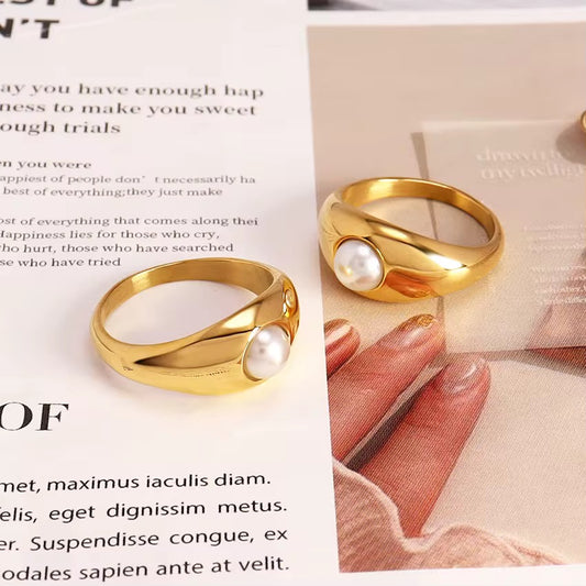 Pearly Pearl Ring