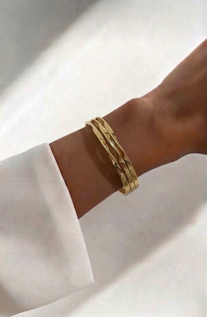 Triplet Twist Bangle