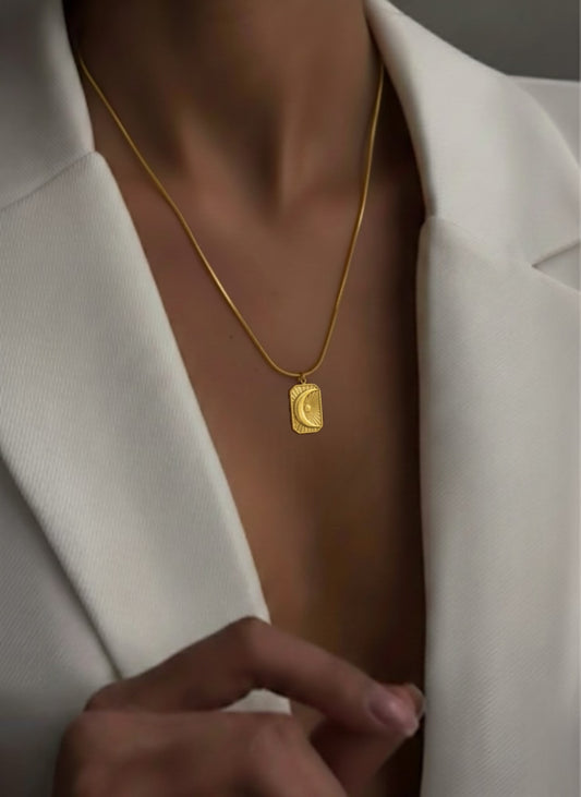 Vintage Moon Pendant