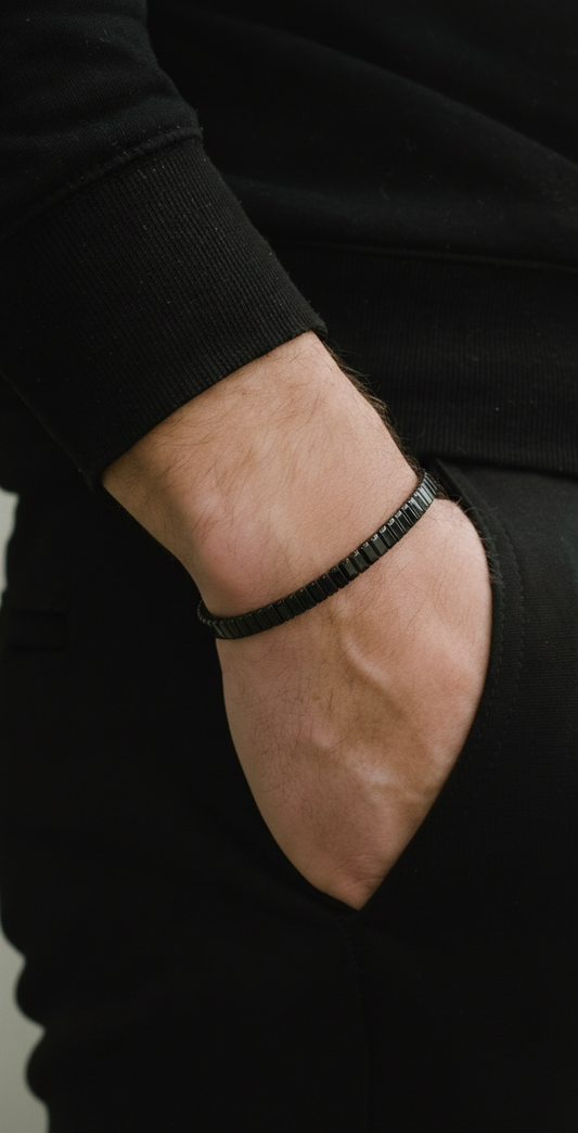 Noir Tennis Bracelet