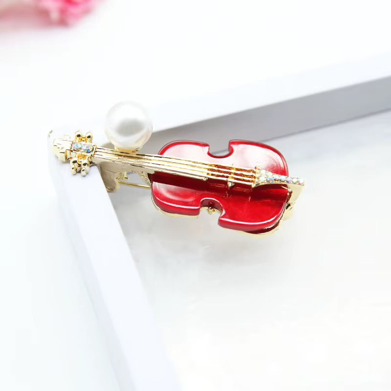 Violin Brooch